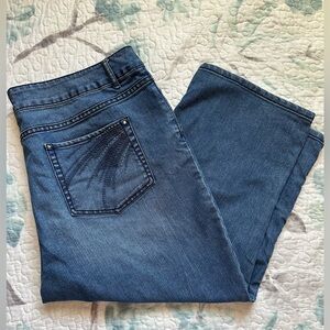 🍉Denver Hayes crop jeans lightweight, stretchy 18 x 22 GUC